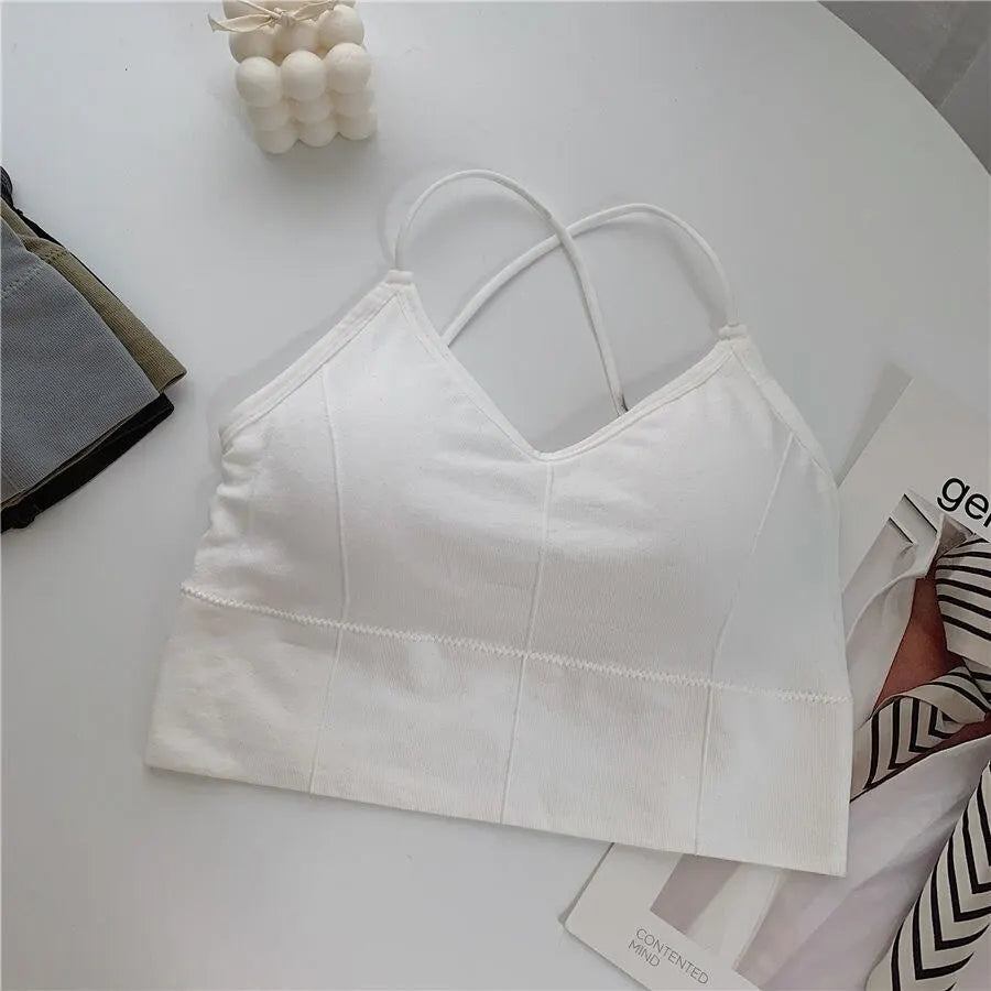 Cross-Strap Push-Up Bra