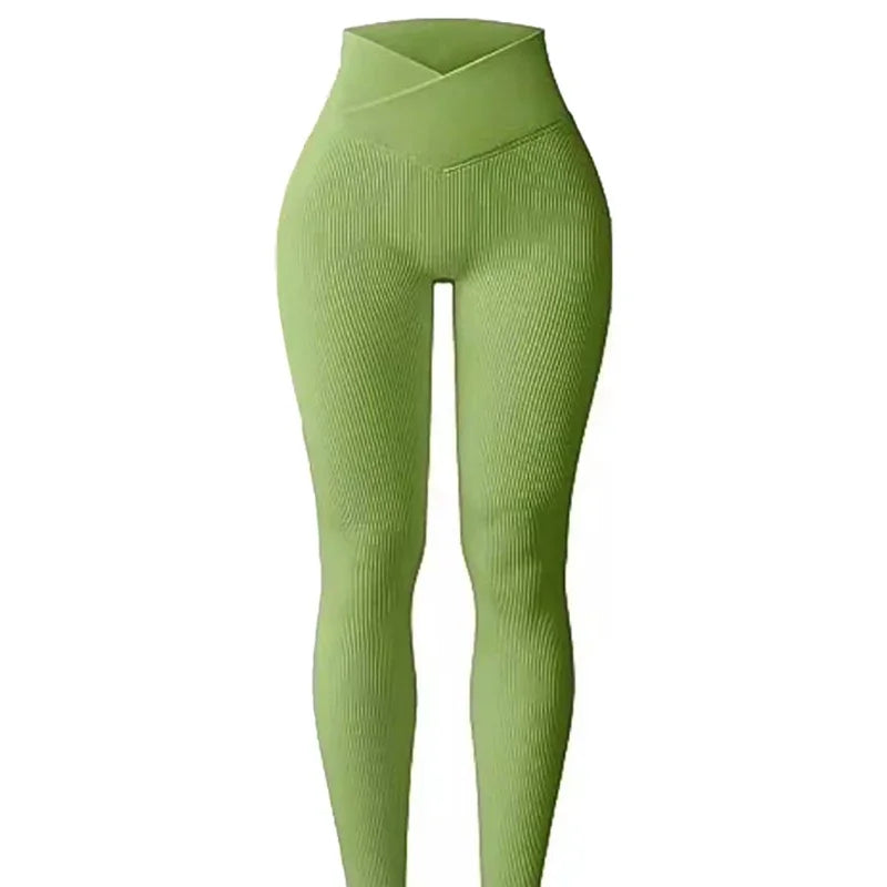 Ribbed High-Waist Leggings