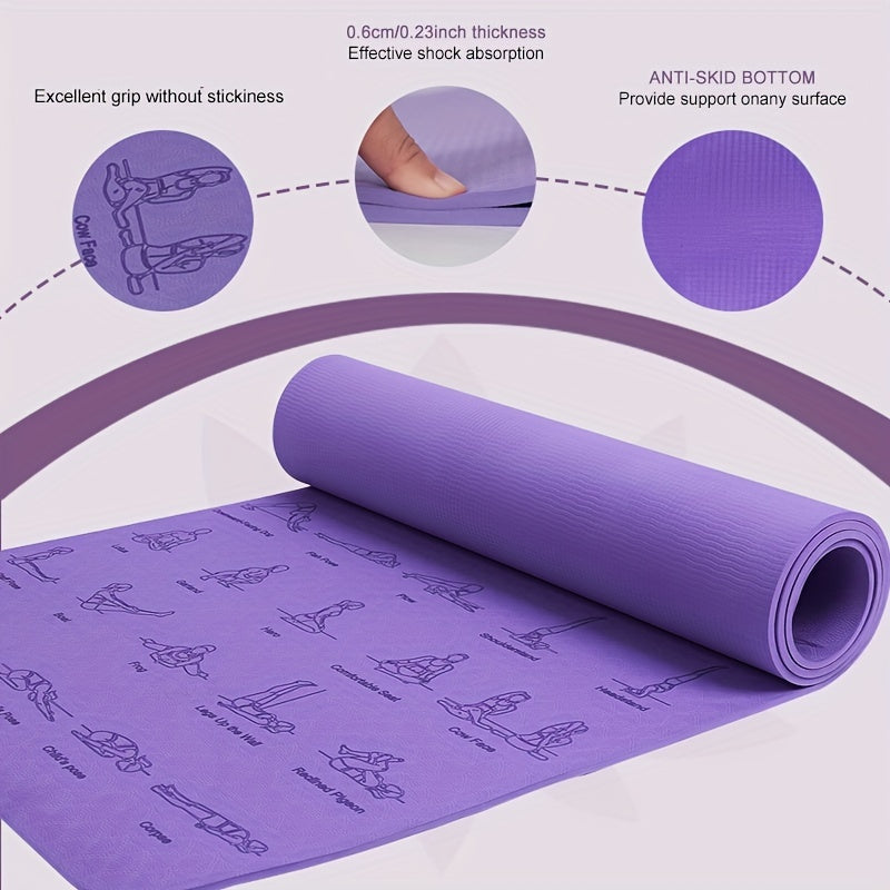 6mm High-Density Yoga Mat