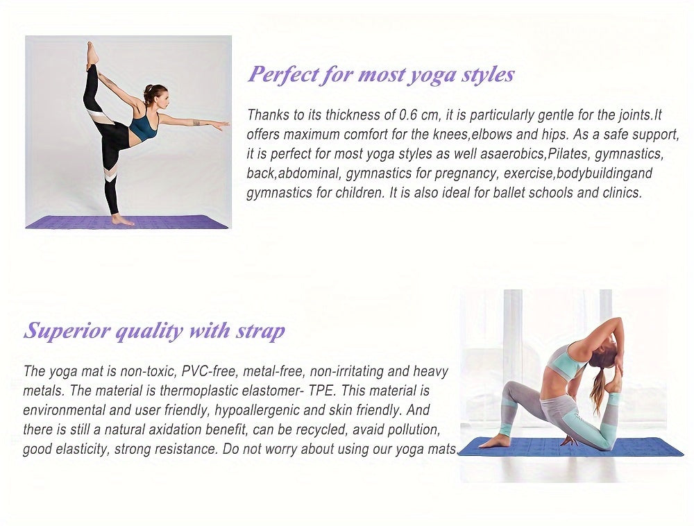 6mm High-Density Yoga Mat