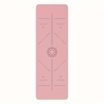 TPE Alignment Yoga Mat