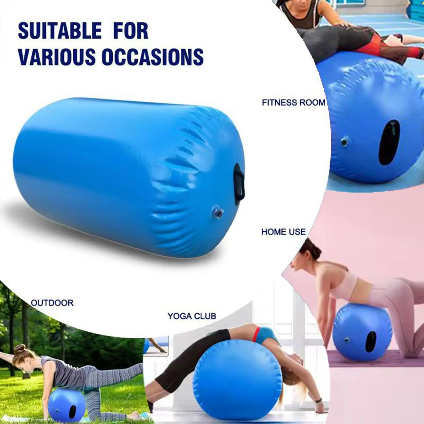 Inflatable Gym Barrel Roller