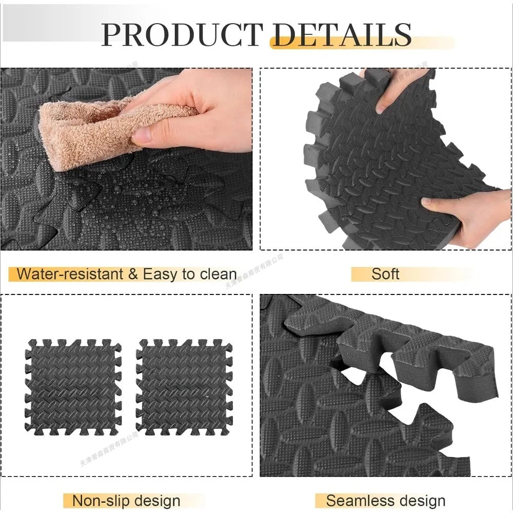 EVA Interlocking Gym Tiles