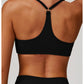 Cross-Back Breathable Yoga Bra