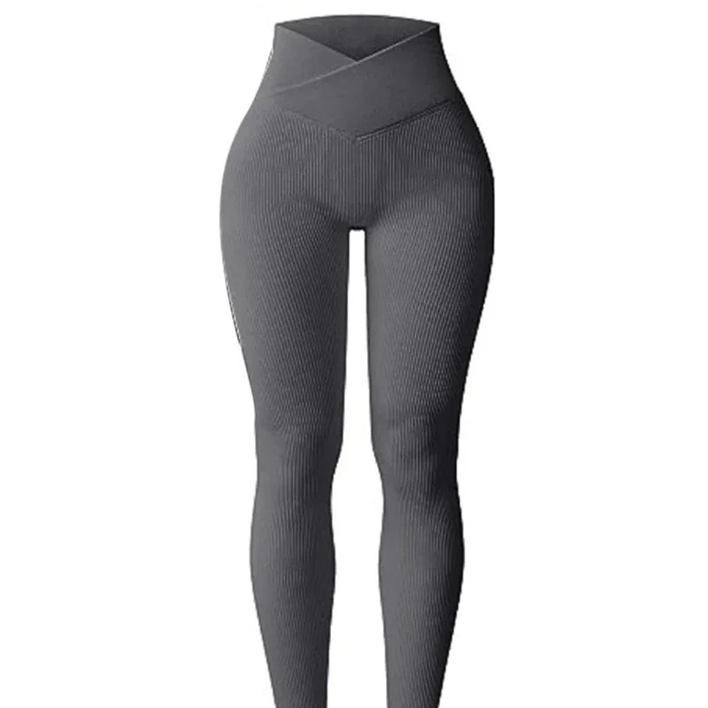 Ribbed High-Waist Leggings