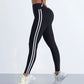 Striped Hip-Lift Leggings