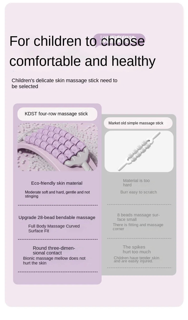 Portable Knobbed Muscle Roller