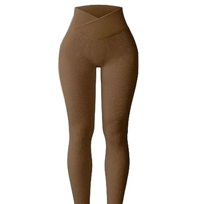 Ribbed High-Waist Leggings