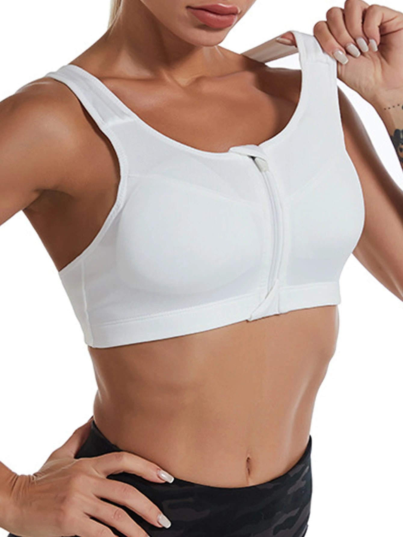 Deep-U Support Yoga Bra