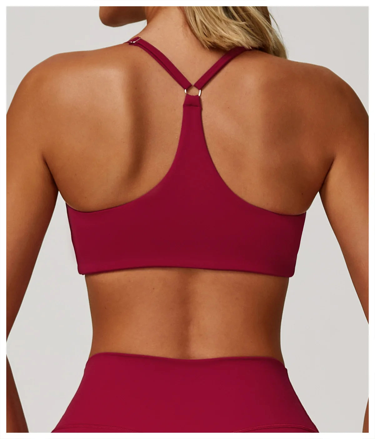 Cross-Back Breathable Yoga Bra