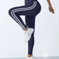 Striped Hip-Lift Leggings