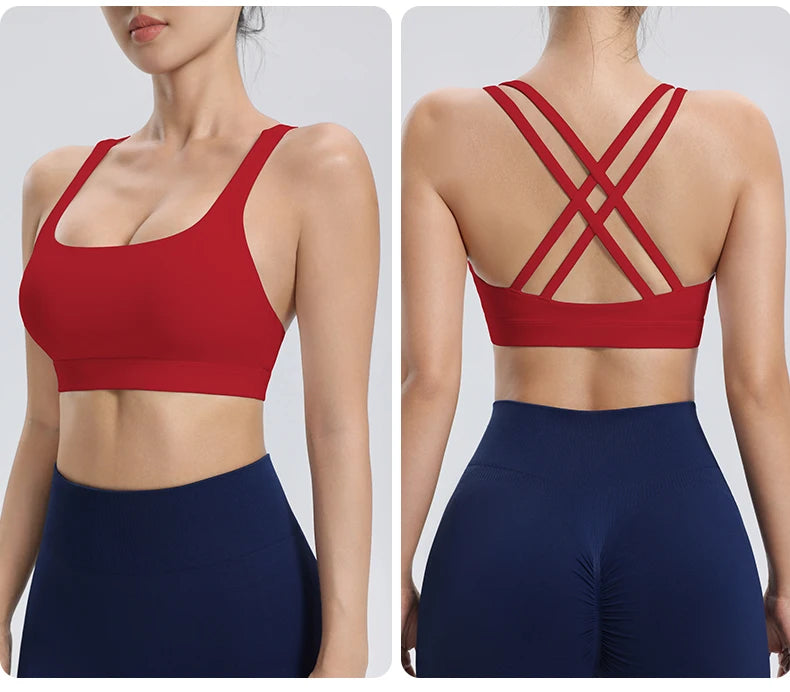 Quick-Dry Seamless Yoga Bra