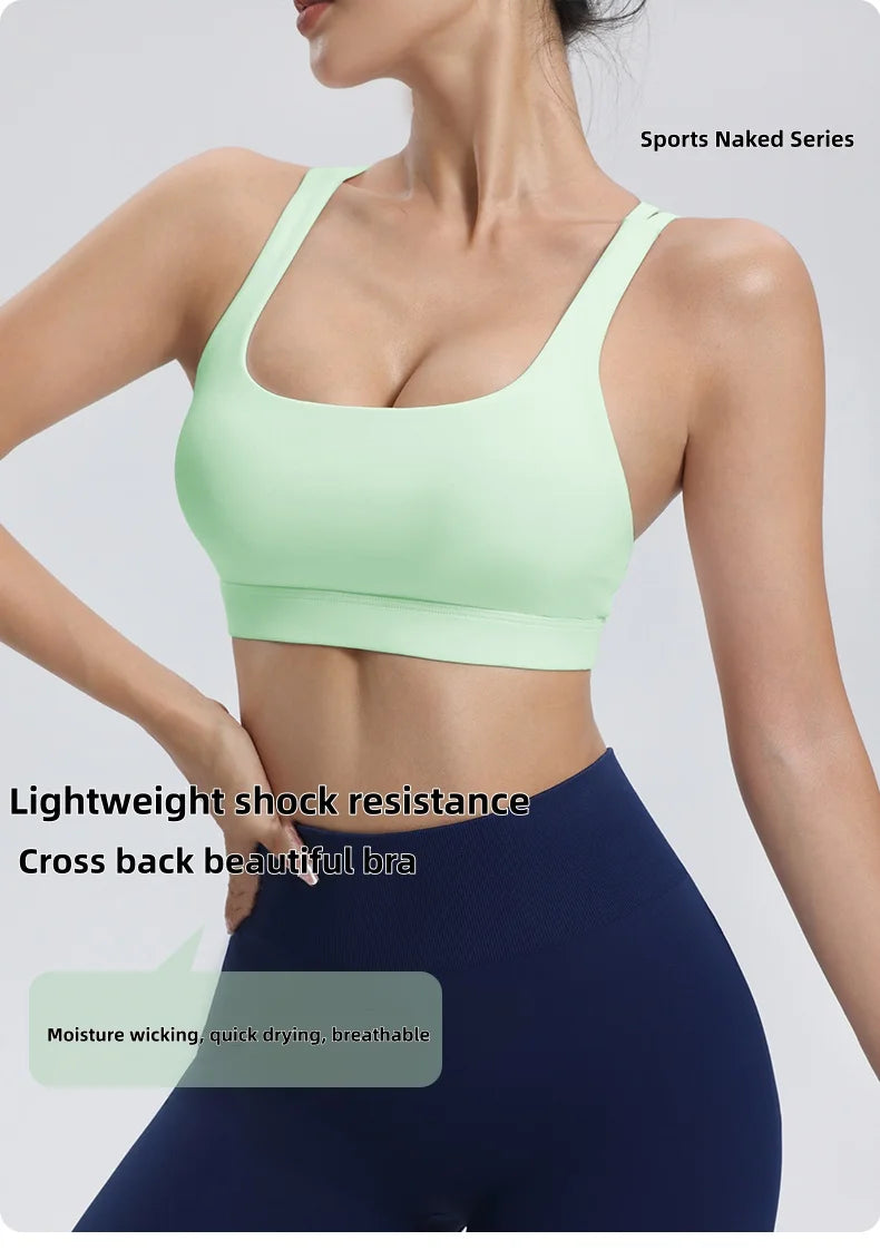 Quick-Dry Seamless Yoga Bra