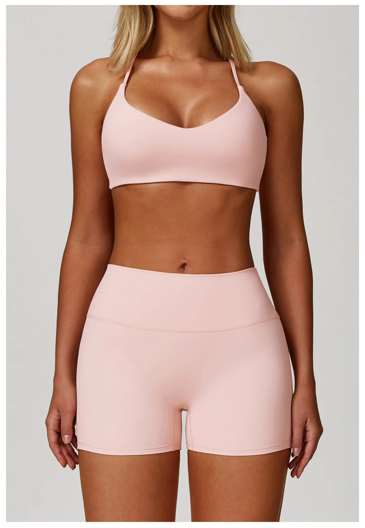 Cross-Back Breathable Yoga Bra