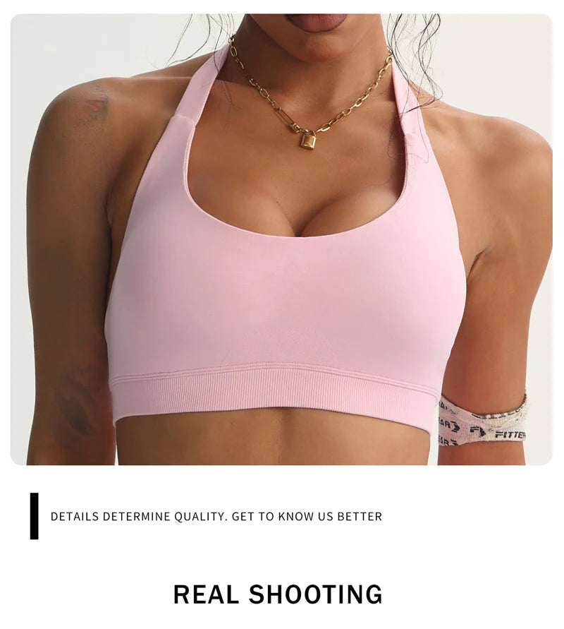 Halter Seamless Padded Bra