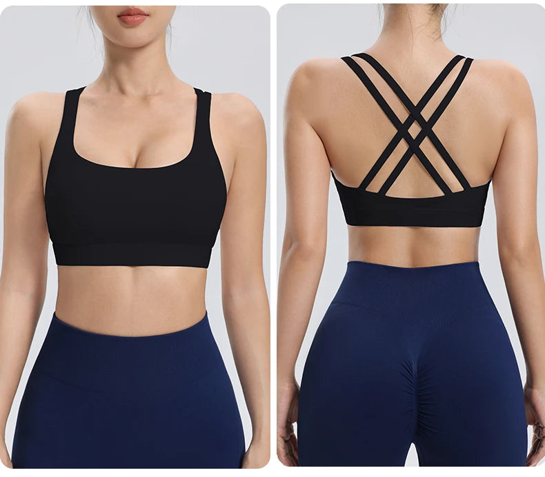 Quick-Dry Seamless Yoga Bra