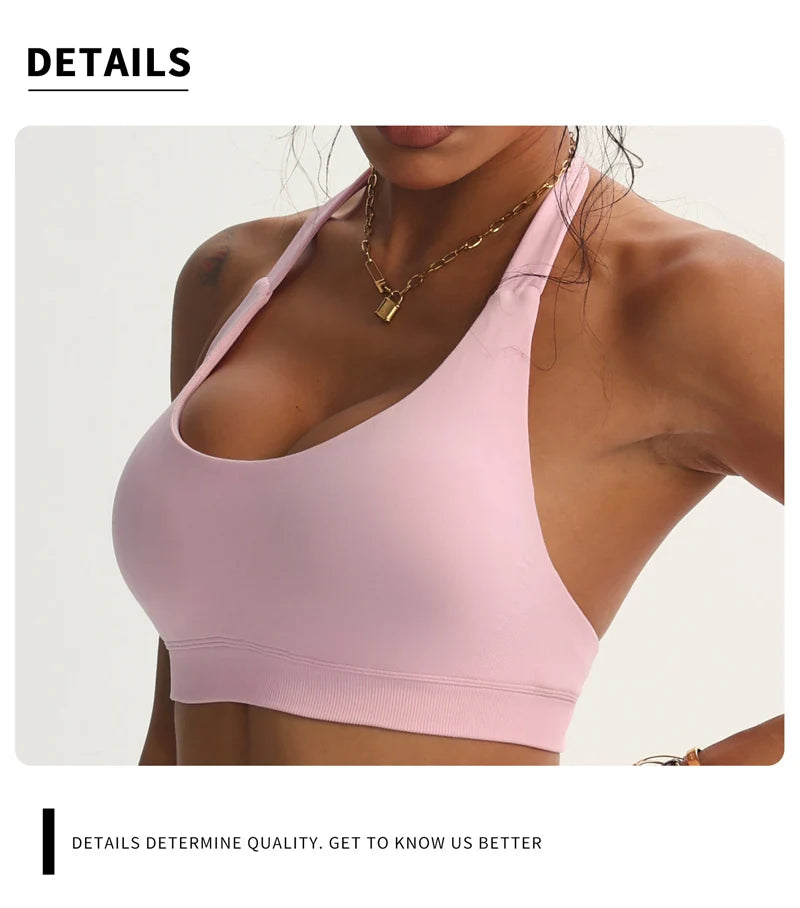 Halter Seamless Padded Bra