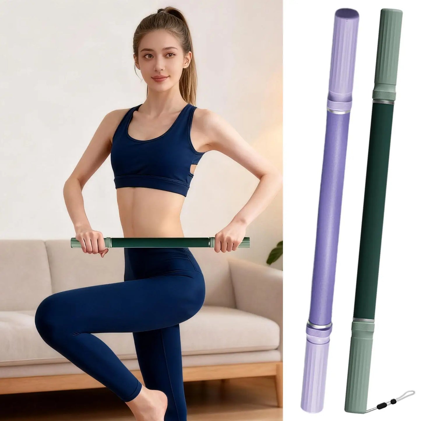 Ergonomic Stretching Yoga Stick