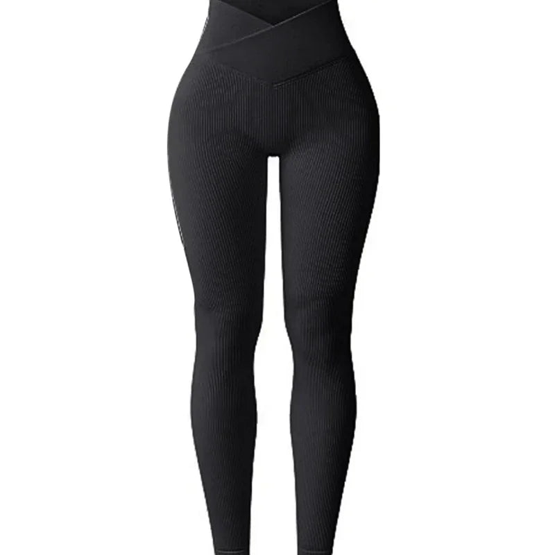 Ribbed High-Waist Leggings