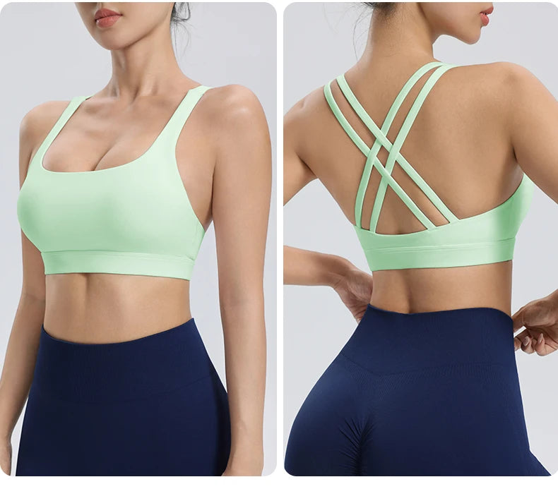 Quick-Dry Seamless Yoga Bra