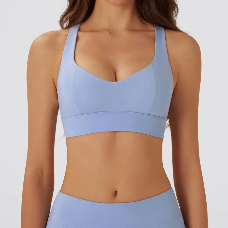 Removable Pad Halter Bra