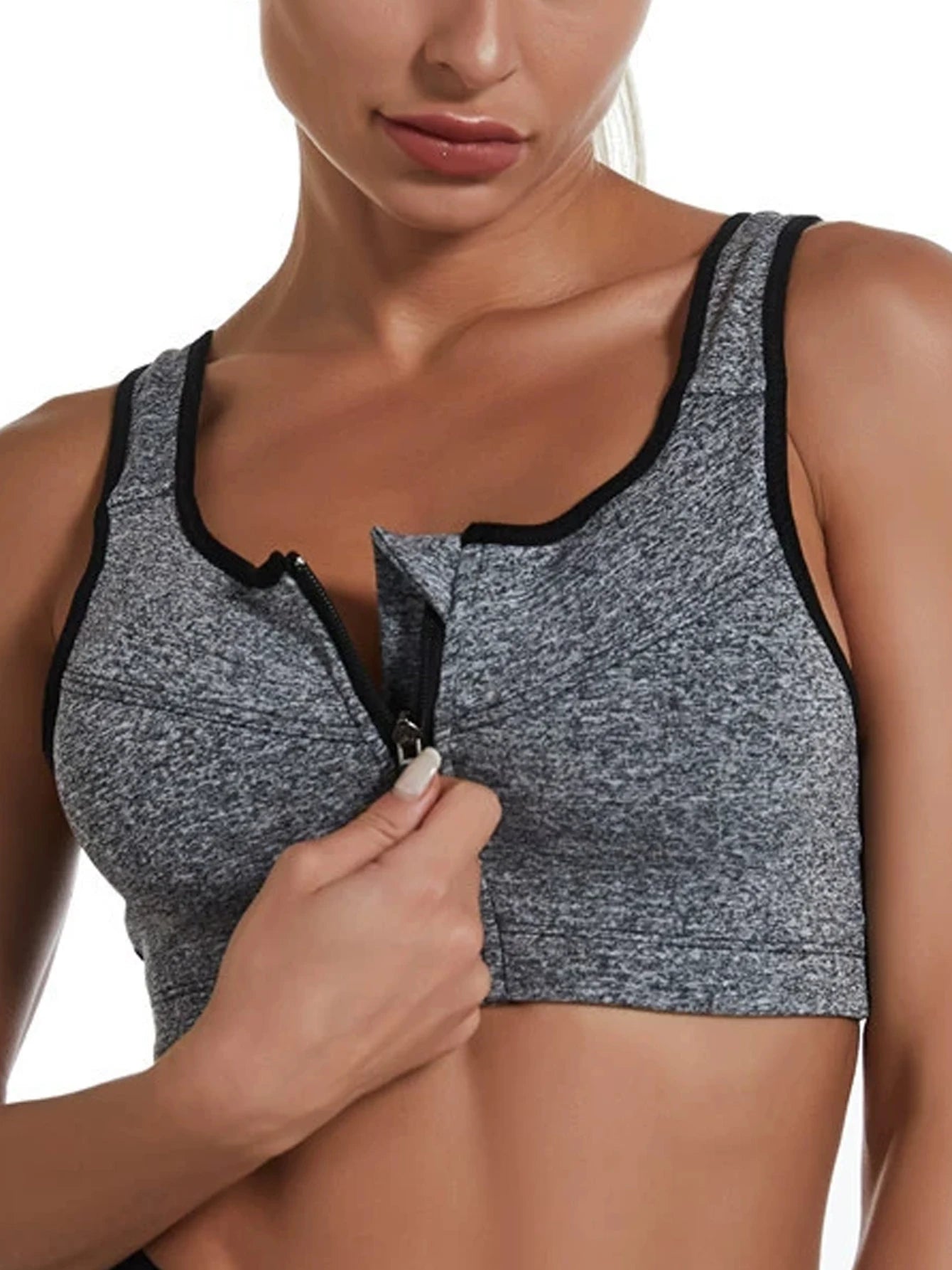 Deep-U Support Yoga Bra