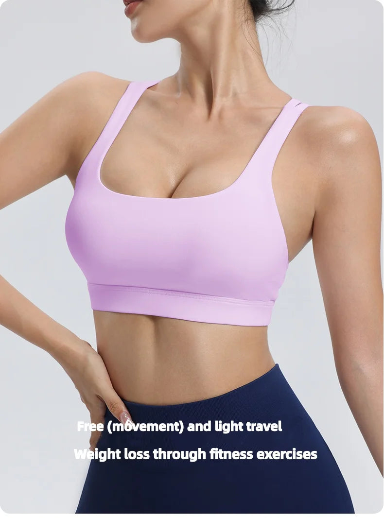 Quick-Dry Seamless Yoga Bra