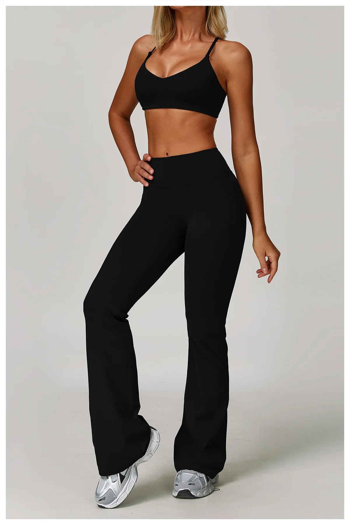 Cross-Back Breathable Yoga Bra