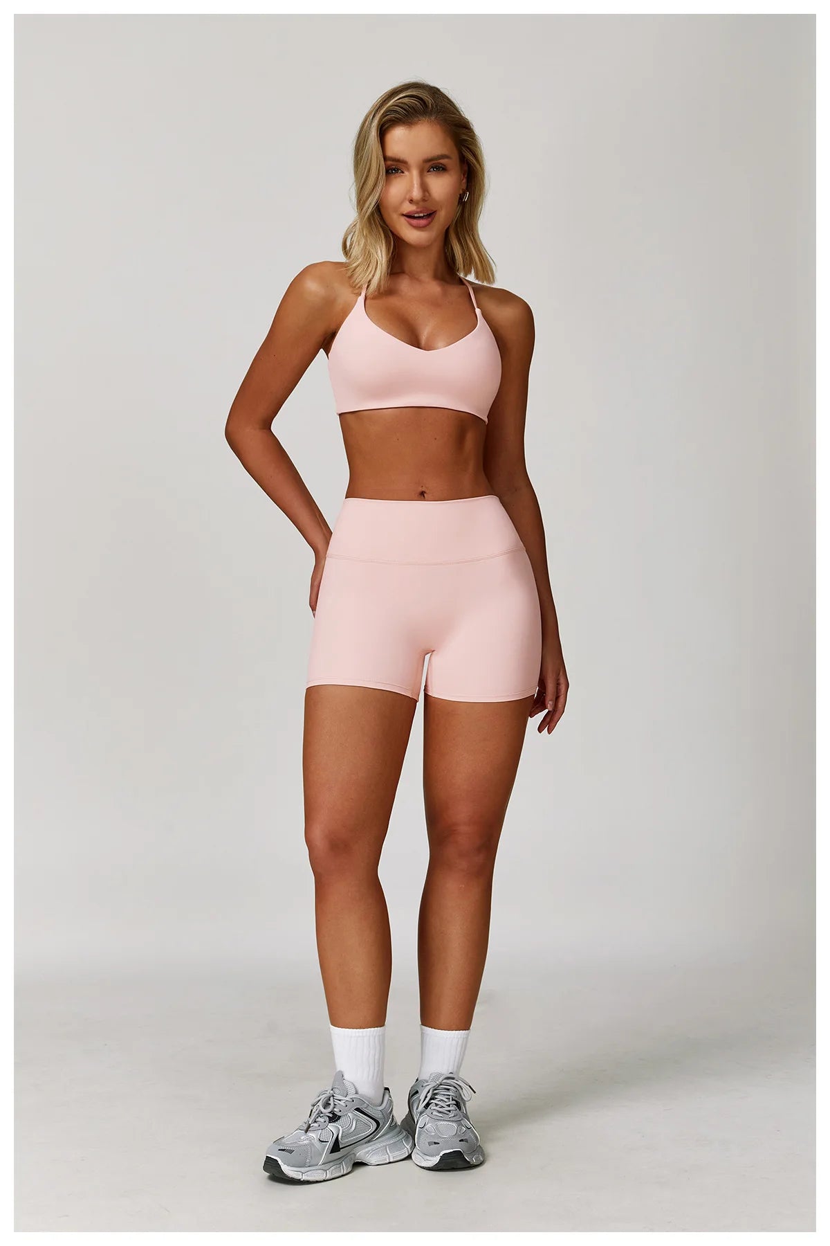 Cross-Back Breathable Yoga Bra