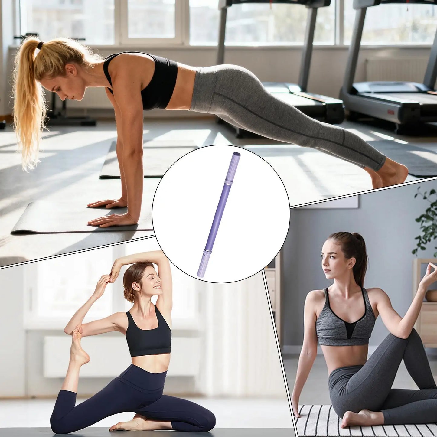 Ergonomic Stretching Yoga Stick