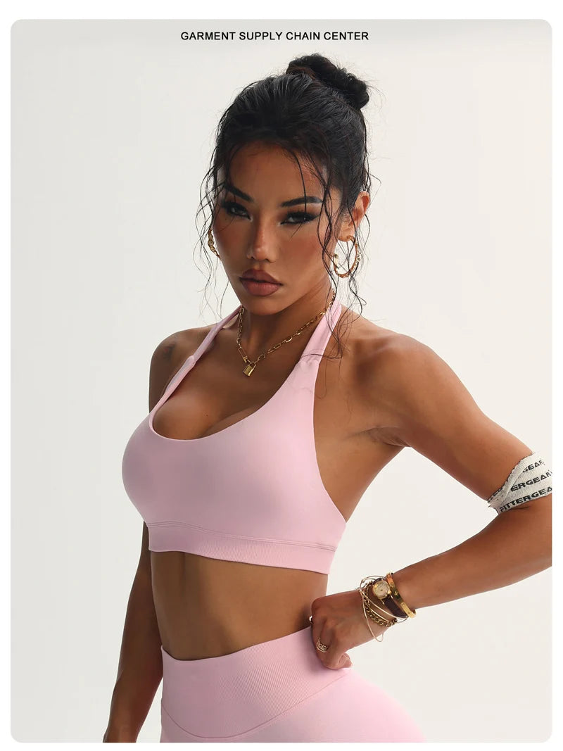 Halter Seamless Padded Bra