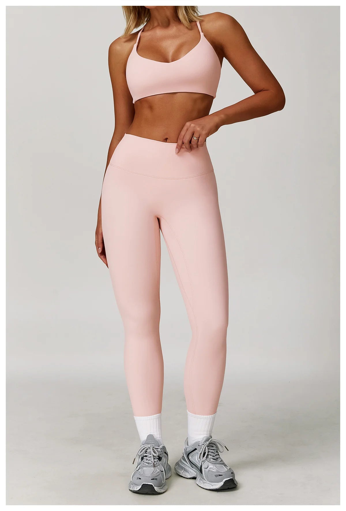 Cross-Back Breathable Yoga Bra