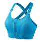 Front-Zip Support Sports Bra