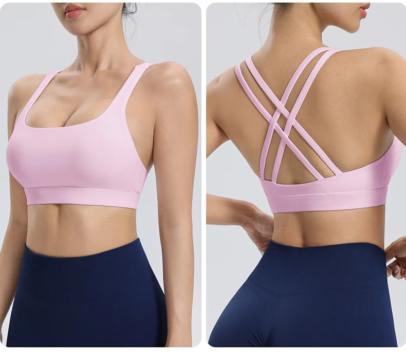 Quick-Dry Seamless Yoga Bra