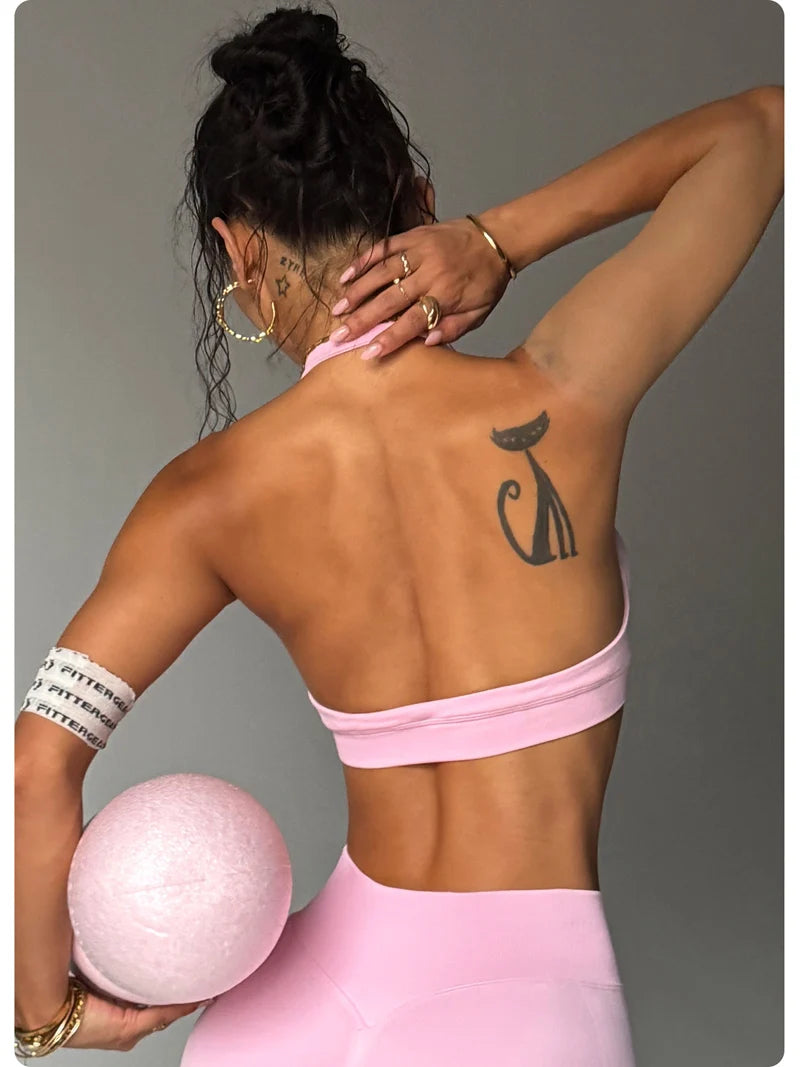 Halter Seamless Padded Bra