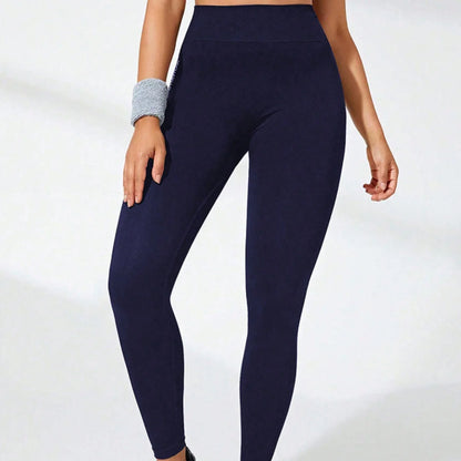 Tummy-Control Black Leggings