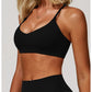 Cross-Back Breathable Yoga Bra