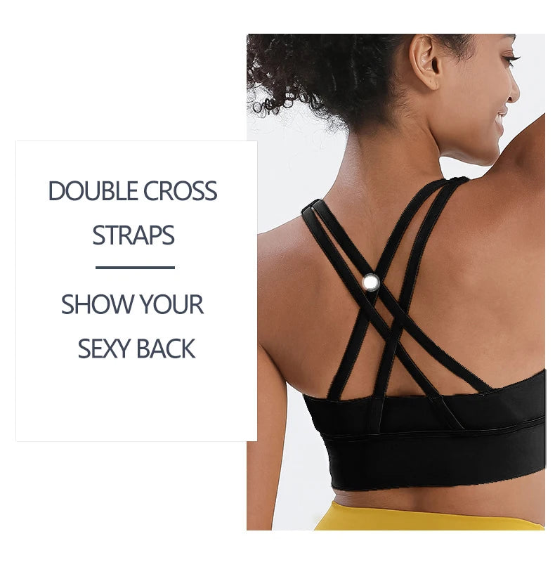 Racerback Nylon Yoga Bra