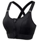 Front-Zip Support Sports Bra