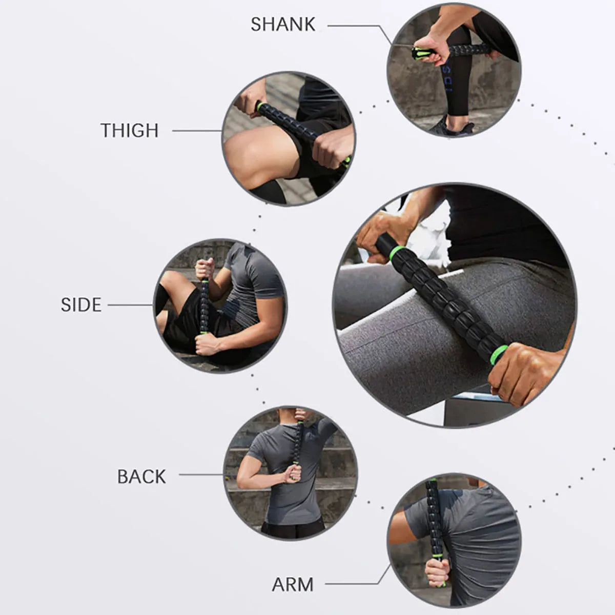 Gear-Style Massage Stick