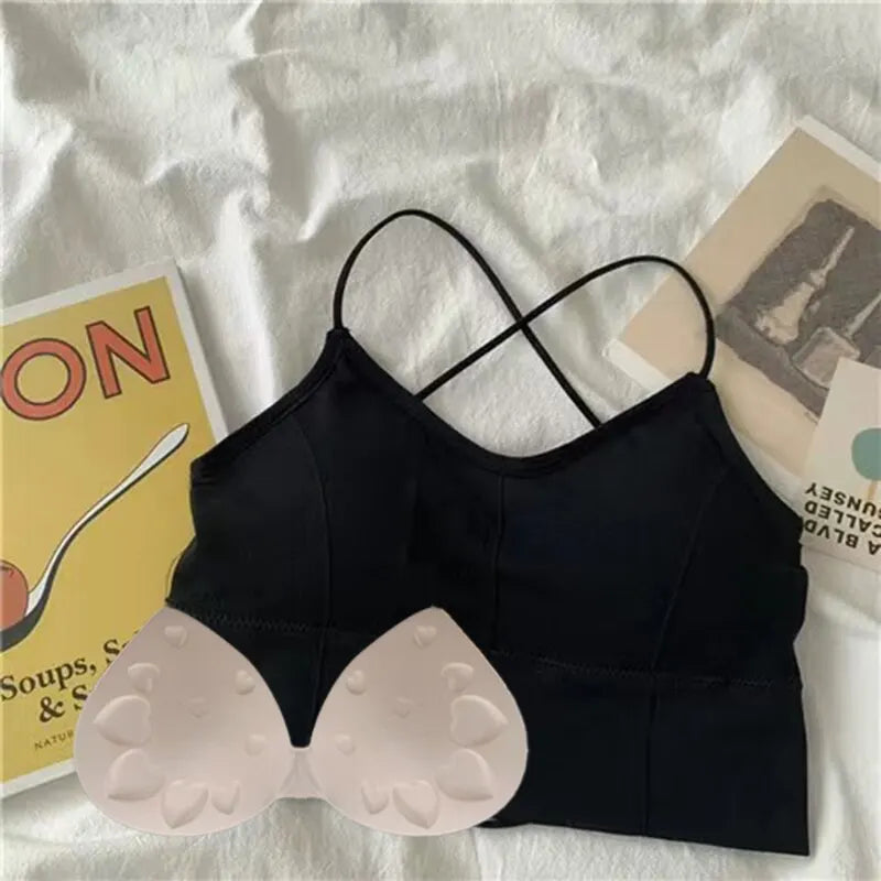 Cross-Strap Push-Up Bra