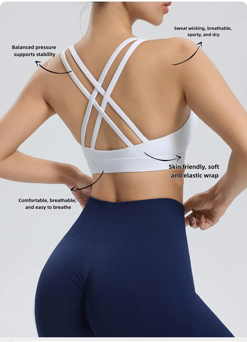 Quick-Dry Seamless Yoga Bra