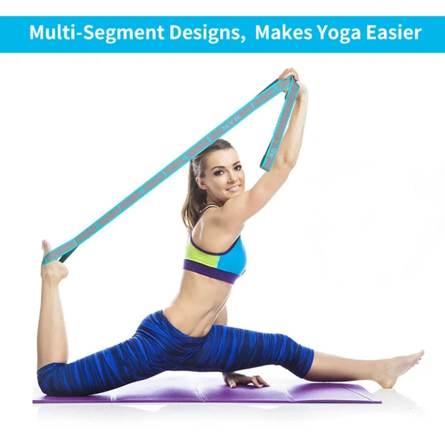 Looped Yoga Stretch Strap