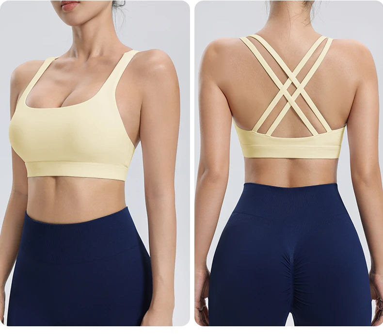 Quick-Dry Seamless Yoga Bra