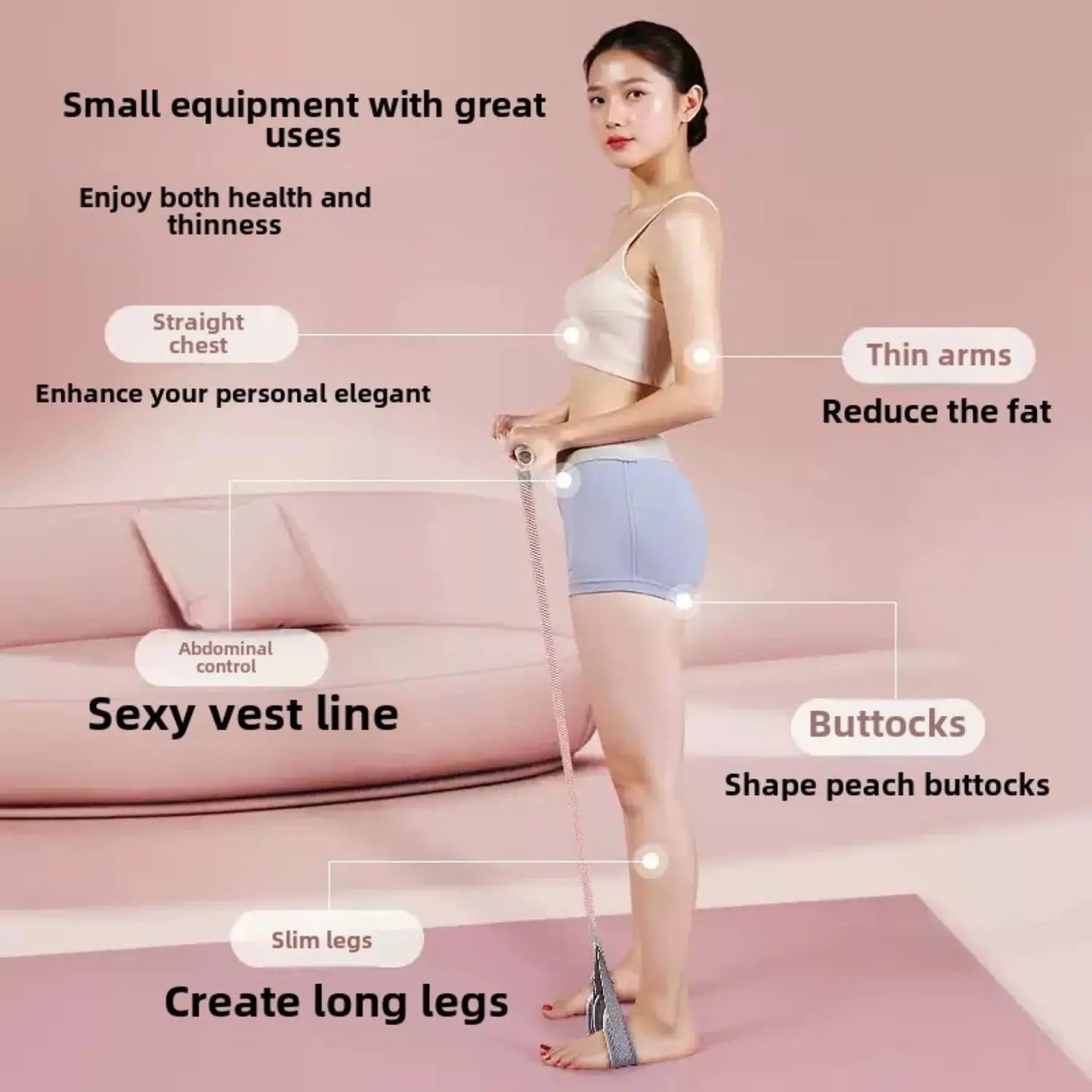 Sit-Up Pull Rope Band