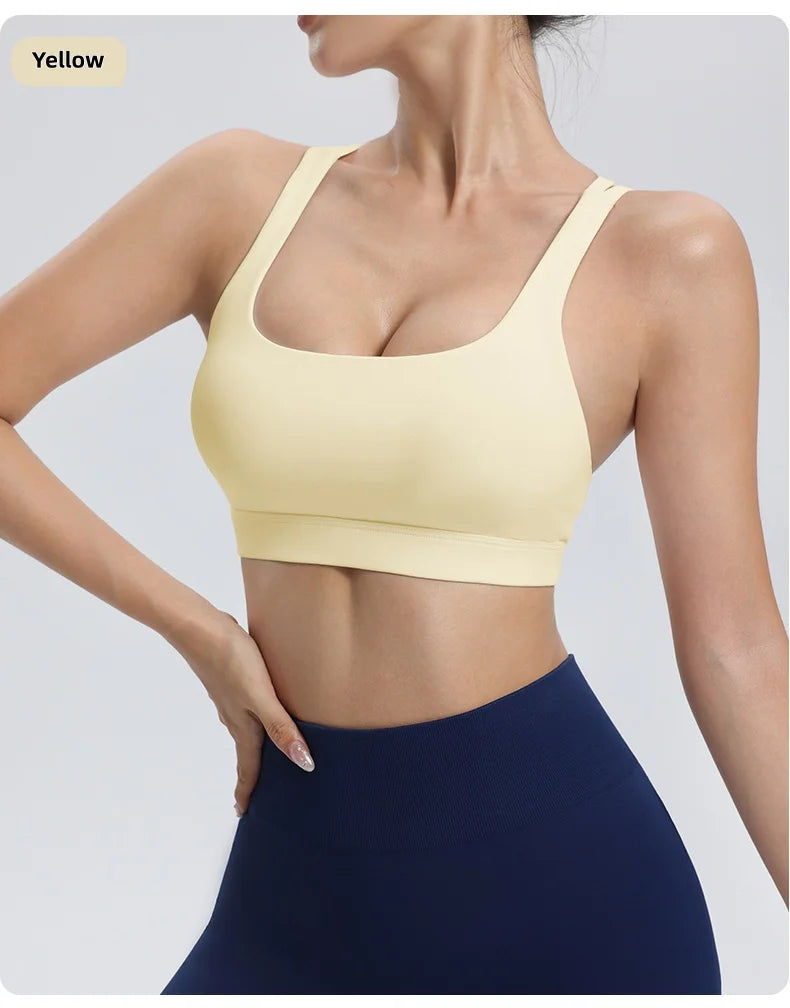Quick-Dry Seamless Yoga Bra