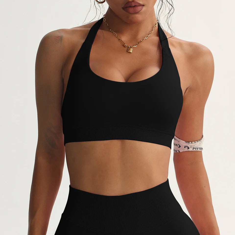 Halter Seamless Padded Bra