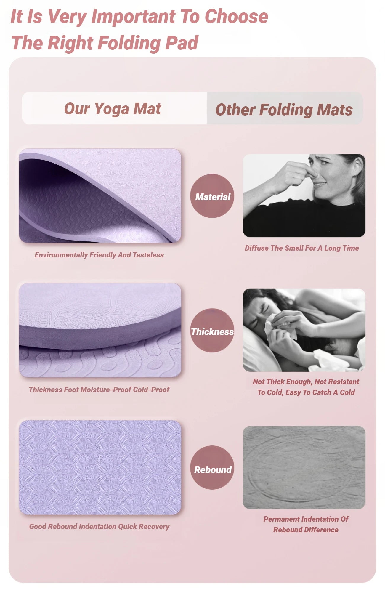 Foldable Eco Yoga Mat