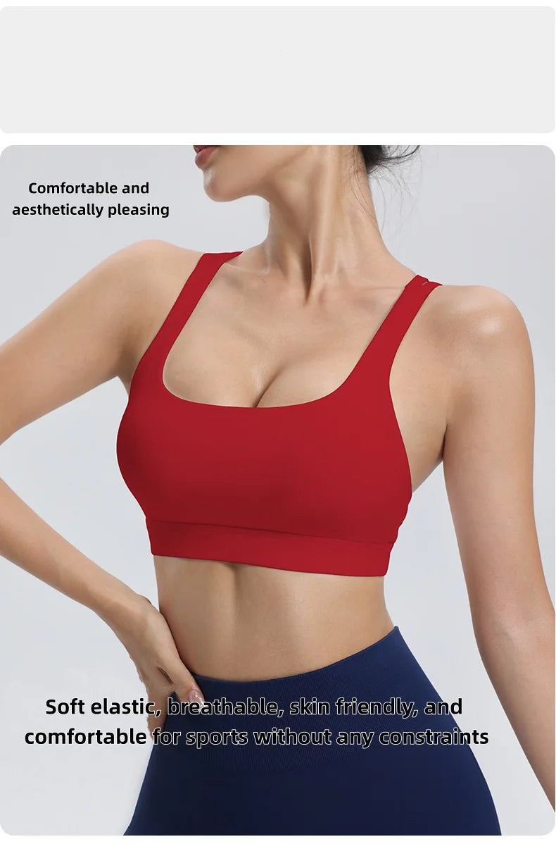 Quick-Dry Seamless Yoga Bra