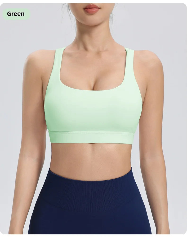 Quick-Dry Seamless Yoga Bra